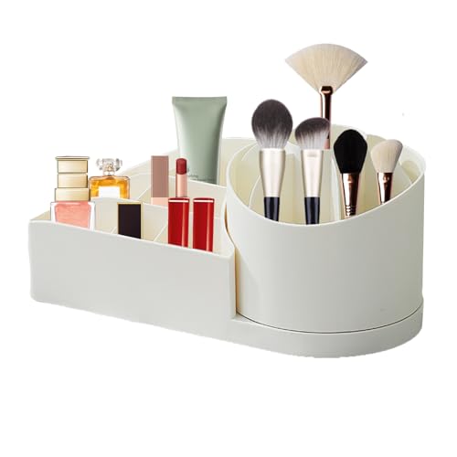 Rotierender Make-up-Koffer, Kosmetik-Organizer | Rotierende Display-Make-up-Aufbewahrungs-Lippenstiftbox mit Fächern,Schreibwarenhalter für Heimbedarf für Hautpflegekosmetik Rotierender Make-up-Koffer, Kosmetik-Organizer | Rotierende Display-Make-up-Aufbewahrungs-Lippenstiftbox mit Fächern,Schreibwarenhalter für Heimbedarf für Hautpflegekosmetik von PRIMUZ