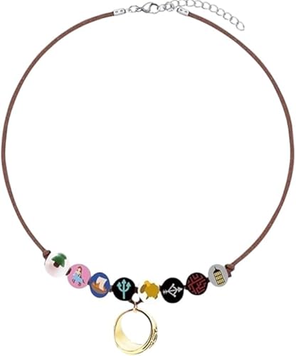 PRINCESS CUTENESS STORE Annabeth Chase Halskette mit bemalten Perlen Camp Half Blood Percy Jackson von PRINCESS CUTENESS STORE