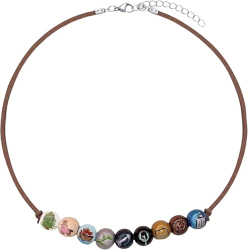 PRINCESS CUTENESS STORE Annabeth Chase Holzperle Camp Half Blood Percy Jackson Halskette von PRINCESS CUTENESS STORE
