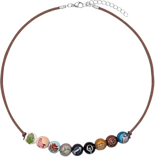 PRINCESS CUTENESS STORE Annabeth Chase Holzperle Camp Half Blood Percy Jackson Halskette von PRINCESS CUTENESS STORE