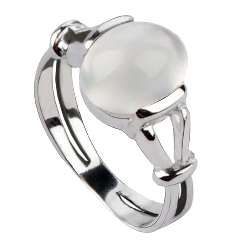 PRINCESS CUTENESS STORE Bella Mondstein Silberton Vampir Roman inspirierter Ring, Metall, Harz PRINCESS CUTENESS STORE Bella Mondstein Silberton Vampir Roman inspirierter Ring, Metall, Harz von PRINCESS CUTENESS STORE