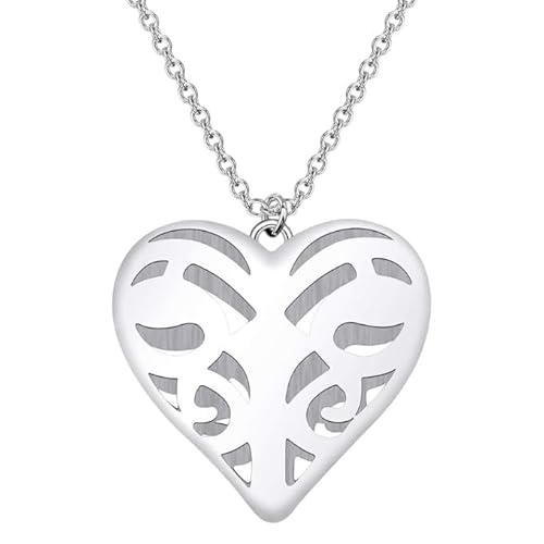 PRINCESS CUTENESS STORE Caroline Forbes Halskette mit Anhänger in Form eines Vampirs, hohles Herz PRINCESS CUTENESS STORE Caroline Forbes Halskette mit Anhänger in Form eines Vampirs, hohles Herz von PRINCESS CUTENESS STORE