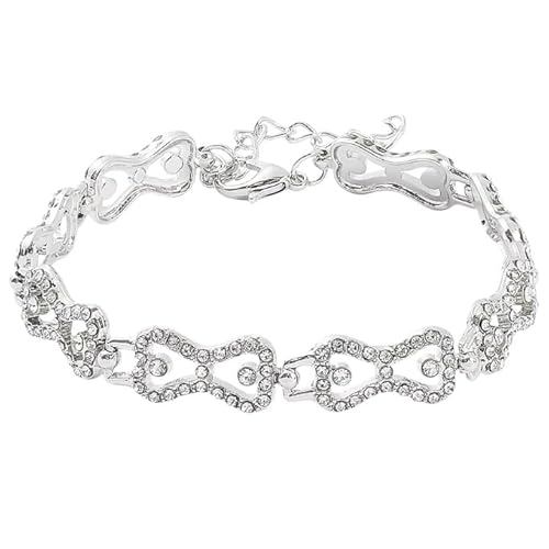 PRINCESS CUTENESS STORE Caroline Forbes Vampir Strass Silber Armband von Klaus von PRINCESS CUTENESS STORE