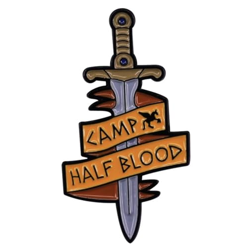 Percy Jackson Riptide Schwert Sea of Monsters Camp Halbblut Olympian Halbgott Brosche von PRINCESS CUTENESS STORE
