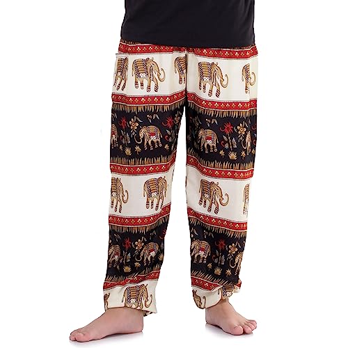 PRINCESS OF ASIA Chiang Mai Haremshose mit Hosentasche – Vegane Thai Aladinhose im Hippie Look | Fair, bequem & inspiriert von Thailands Soft Power von PRINCESS OF ASIA