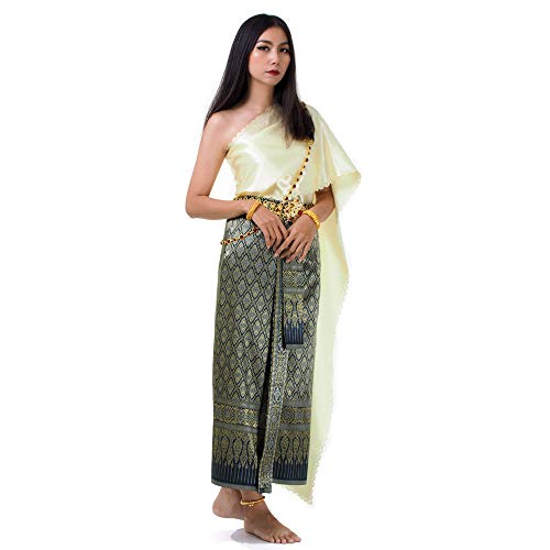 PRINCESS OF ASIA Traditionelles Thai Damen Kleid Chut Chakkri (Einheitsgröße, Kleid 6) von PRINCESS OF ASIA