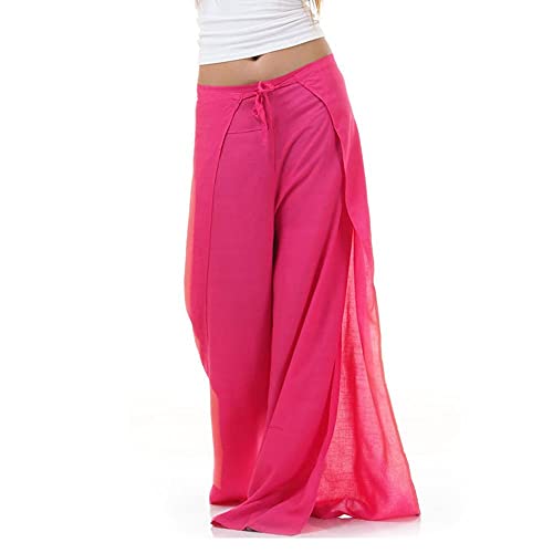 PRINCESS OF ASIA Vegan & Fair - Traditionelle Thai Wickelhose Fischerhose Hosenrock Wickelrock Hippie Hose für Damen & Herren (Einheitsgröße, Pink) von PRINCESS OF ASIA