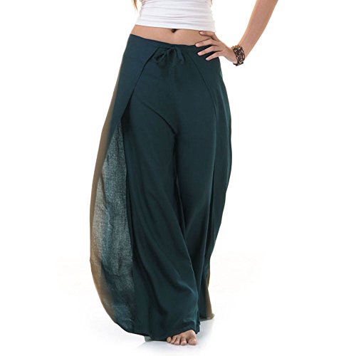 PRINCESS OF ASIA Vegan & Fair - Traditionelle Thai Wickelhose Fischerhose Hosenrock Wickelrock Hippie Hose für Damen & Herren (Einheitsgröße, Türkis) von PRINCESS OF ASIA