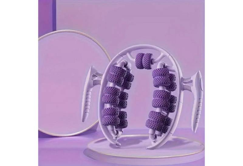 PRINIDOR Shiatsu-Massagegerät Anti-Cellulite Massagegerät Professioneller Bein-Kontur-Massagegerät, 26 ergonomisch geformte Massagerollen, tägliche Entspannung von PRINIDOR