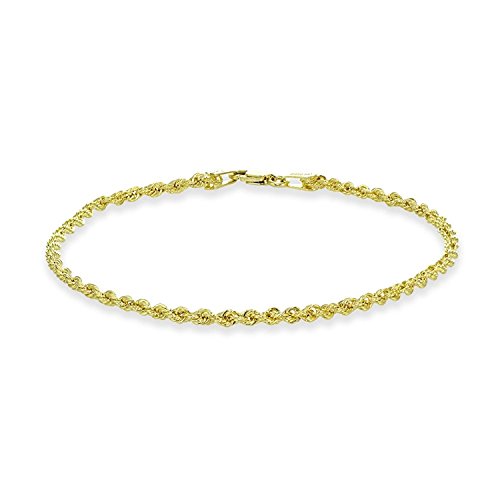 14 karat / 585 Gold Kordel Armband Gelbgold 2.50 mm. Breit (21) von PRINS JEWELS