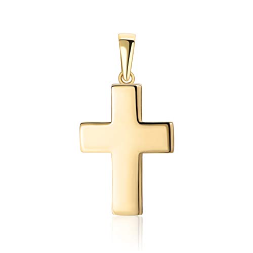 Kleiner Anhänger Kreuz 14 Karat 585 Gelbgold von PRINS JEWELS