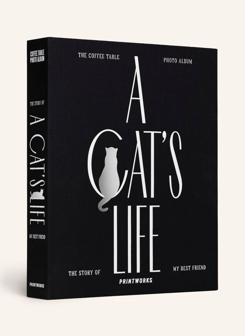 Printworks Fotoalbum A Cats Life schwarz von PRINTWORKS
