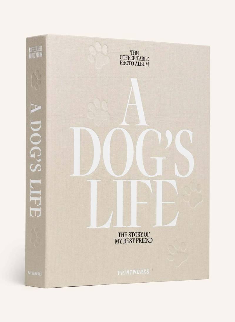 Printworks Fotoalbum A Dogs Life beige von PRINTWORKS