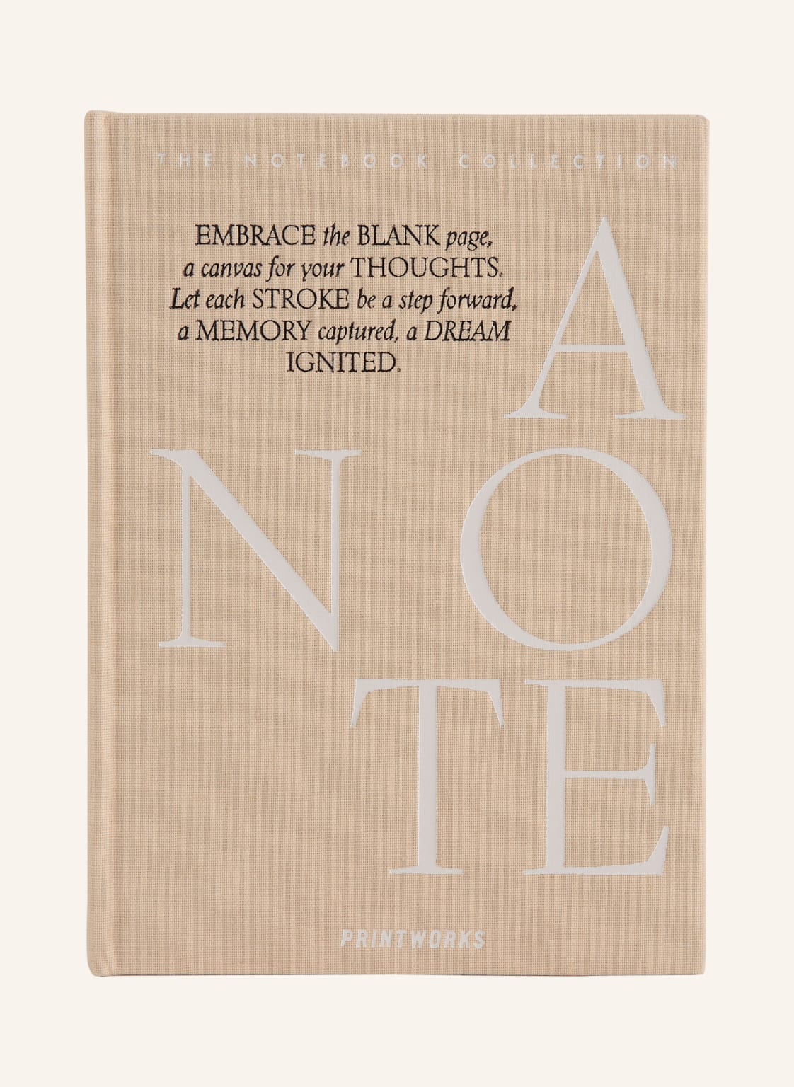 Printworks Notizbuch Just A Note beige Printworks Notizbuch Just A Note beige von PRINTWORKS