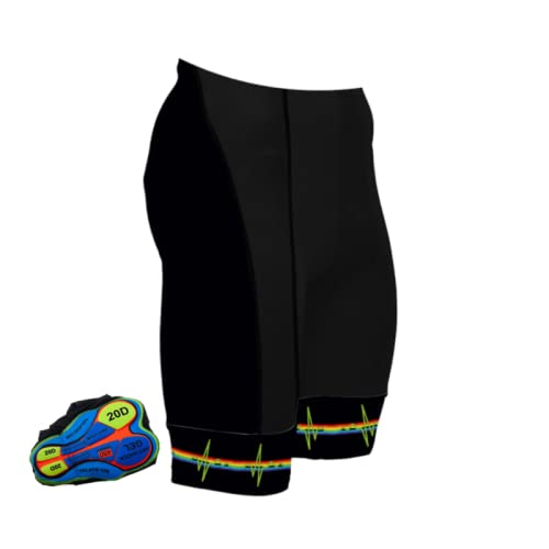 MTB Hose Herren kurz Radhose Herren Stoßfest Sommer Rennrad Strumpfhose Anti-UV MTB Fahrrad Kurz,C,S von PRIOKNIKO