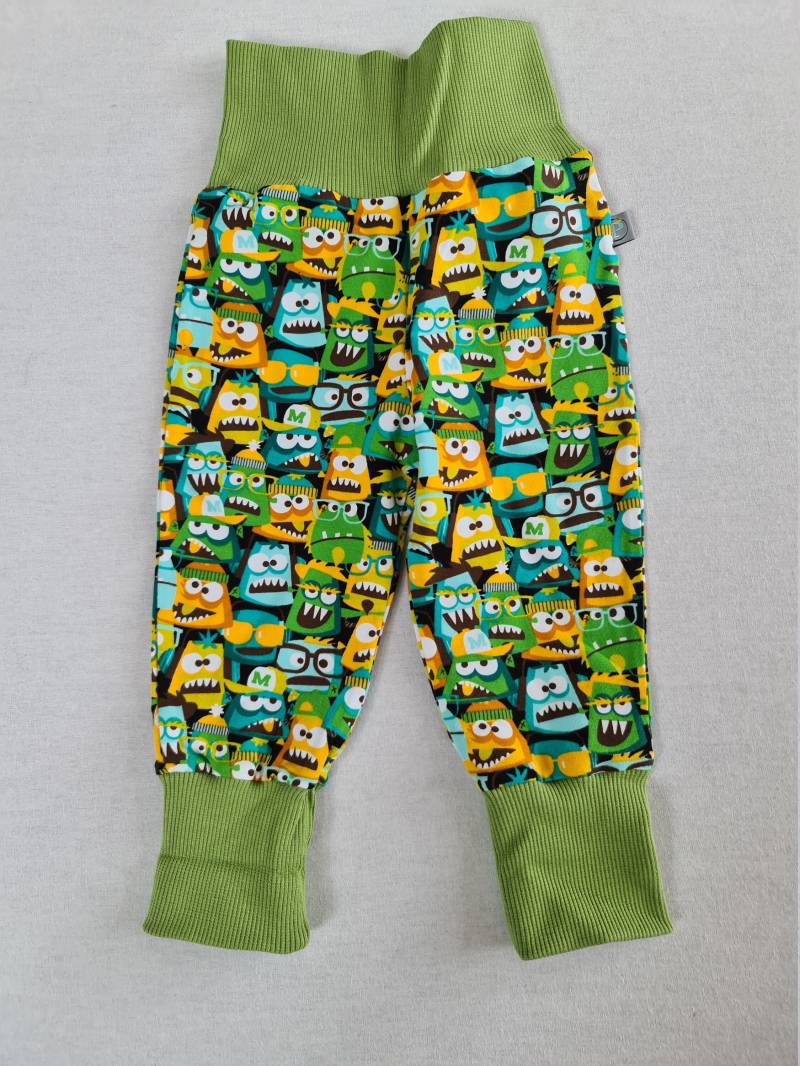 Baby Pumphose Monsterchen Gr. 68 Unisex von PRIPImade