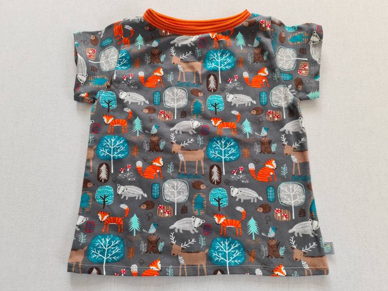 Jersey Shirt Für Jungen, Gr. 92, 98, 104 Waldtiere von PRIPImade