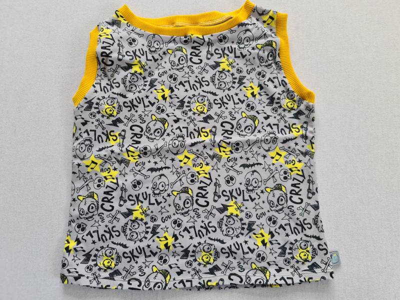 Jersey Top Für Jungen, Gr. 92, 98 Skulls von PRIPImade