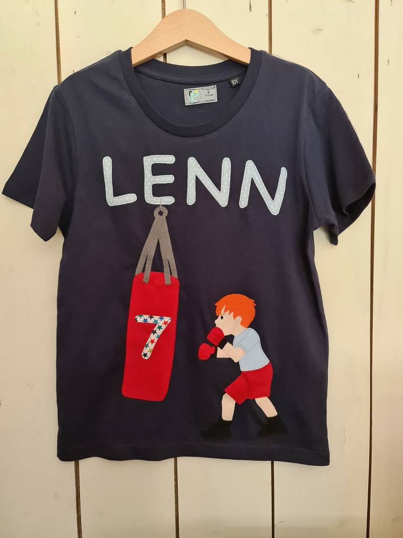 Pripigeburtstagsshirt Boxer Inkl. Zahl Auf Wunsch Mit Name Sport von PRIPImade