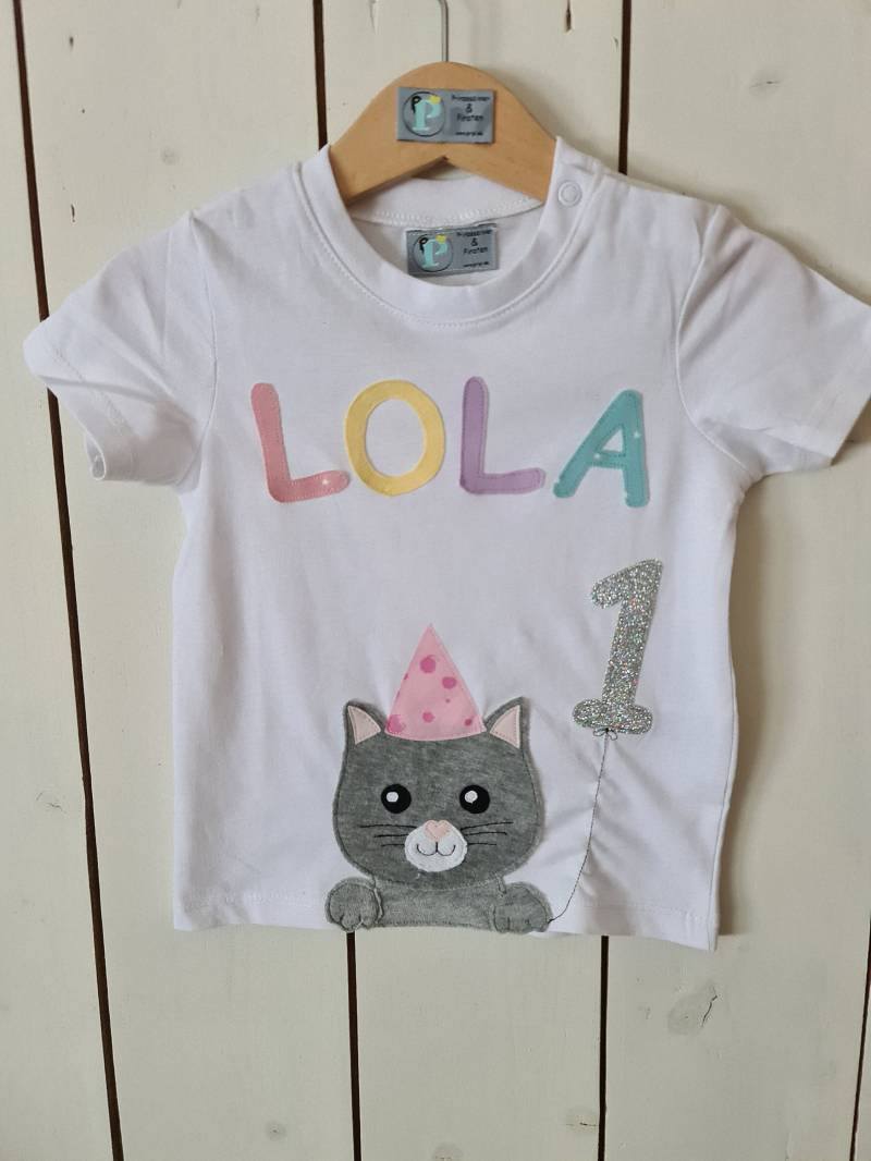 Pripigeburtstagsshirt Kätzchen Inkl. Zahl Auf Wunsch Mit Name von PRIPImade