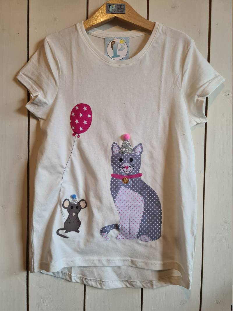 Pripigeburtstagsshirt Katze Inkl. Zahl Auf Wunsch Mit Name von PRIPImade