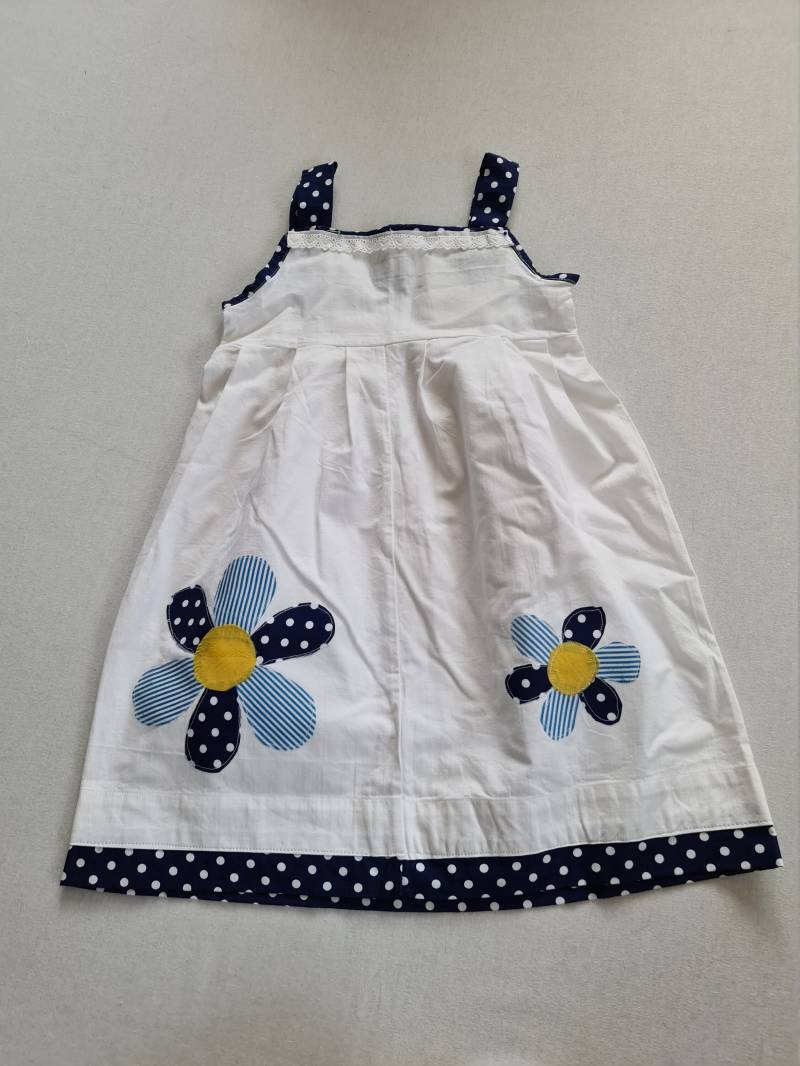 Sommerkleid Mädchen, Gr. 110, 116, 122 Kleid Genäht Leinenkleid von PRIPImade