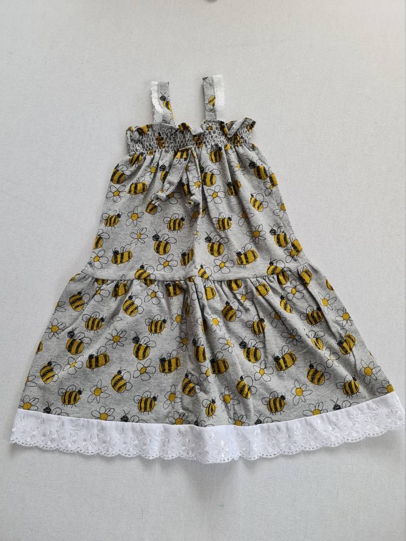 Sommerkleid Mädchen Gr. 104, 110 Biene Trägerkleid Kleid Tunika von PRIPImade