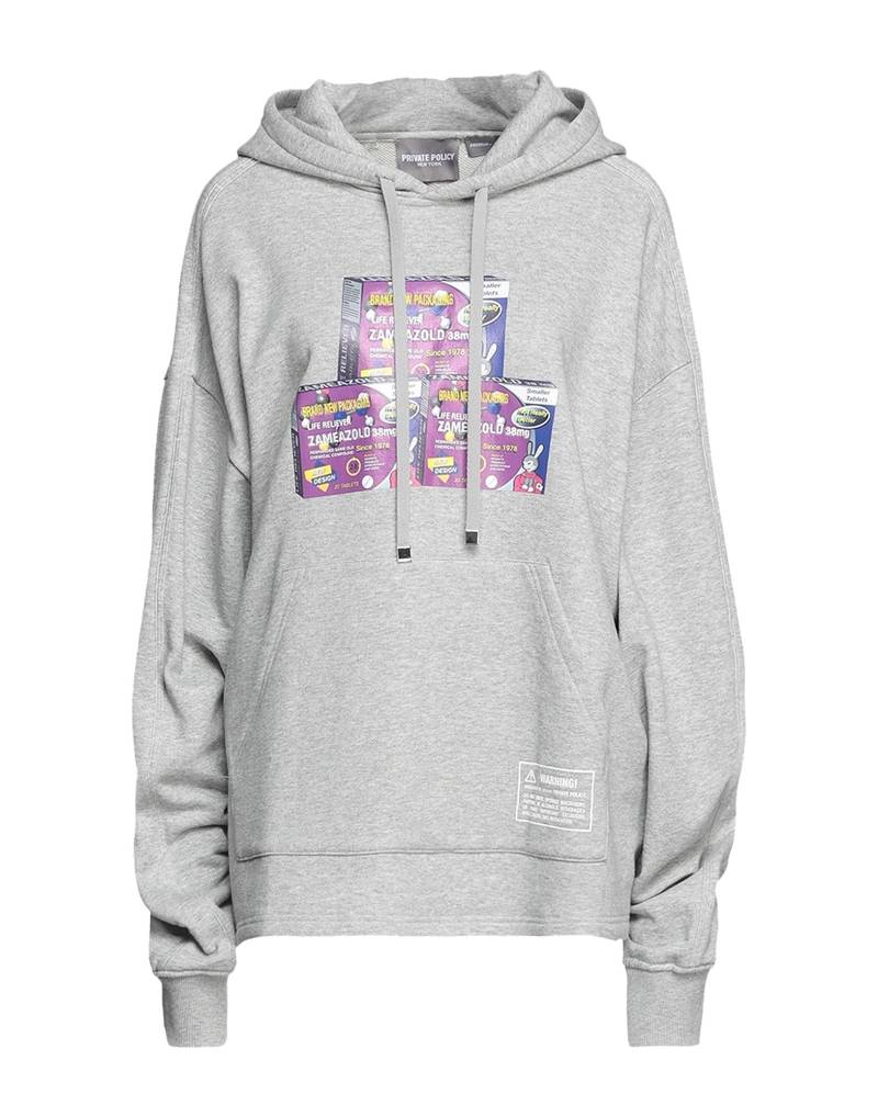 PRIVATE POLICY Sweatshirt Damen Grau von PRIVATE POLICY