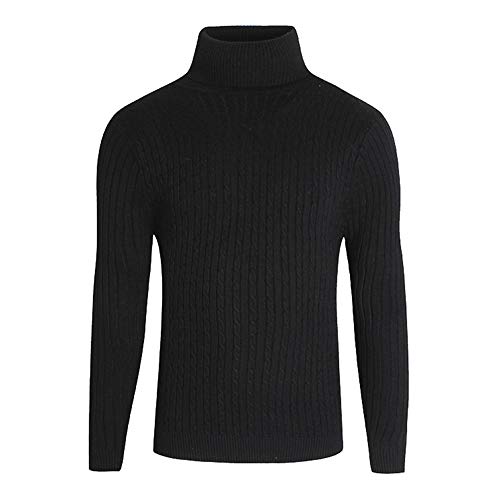 PRJN Herren Unterzieh Rolli Pullover für Herren Strickpullover Rollkragenpullover Herren Longsleeve Rollkragen Herren Rollkragenpullover Herren Feinstrick Rollkragenpullover Herren Rollkragenpullover von PRJN