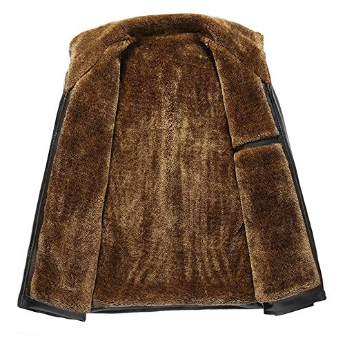 PRJN Herren Wollmantel Kurzer Trenchcoat Lässiger Winter Business Slim Jacke Herren Wollmantel Winter Normaler Langer Trenchcoat Lässiger Westen Mantel Jackenmantel Lässiger Kurzer Jackenmantel von PRJN
