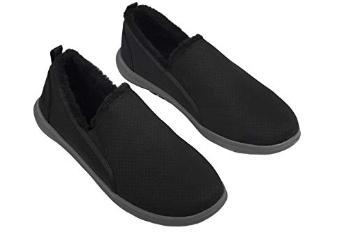 PRO 11 WELLBEING Herren Orthesenschuhe Freizeitschuhe mit großartiger Fußgewölbeunterstützung, Schwarz - Schwarz - Größe: 42 1/3 EU von PRO 11 WELLBEING