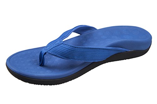 PRO 11 WELLBEING Orthopädische Sandalen mit Fußgewölbeunterstützung und rutschfester Oberseite, blau, 40 2/3 EU von PRO 11 WELLBEING