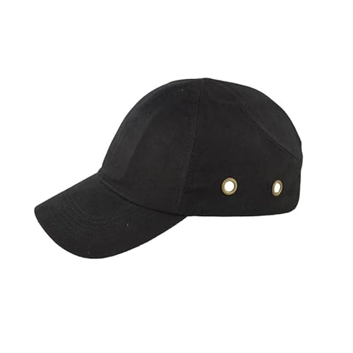 PRO FIT Base-Cap – Baseballcap aus Baumwolle, Anstoßkappe in Baseballmützen Style, Unisex Cap mit Schirm, Basecap mit Belüftungslöchern - Schwarz von PRO FIT