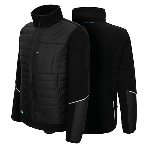 PRO FIT Hybrid-Fleecejacke mit Steppfront in Gr. 3XL - Wärmende Funktionsjacke - Atmungsaktiv & Feuchtigkeitsregulierend - Ideal für Arbeit & Freizeit von PRO FIT