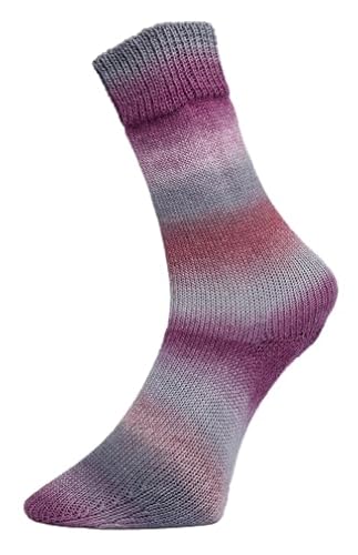 Pro Lana Golden Socks 4-fach Nessel 80 - flieder/grau von PRO LANA