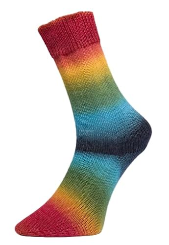 PRO LANA Golden Socks 4-Fach Nessel 81 - Regenbogen von PRO LANA