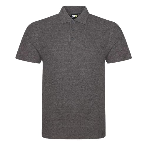 PRO RTX - PRO Polo Arbeits-Poloshirt - bis 8XL 'RX101' - Charcoal/XL von PRO RTX