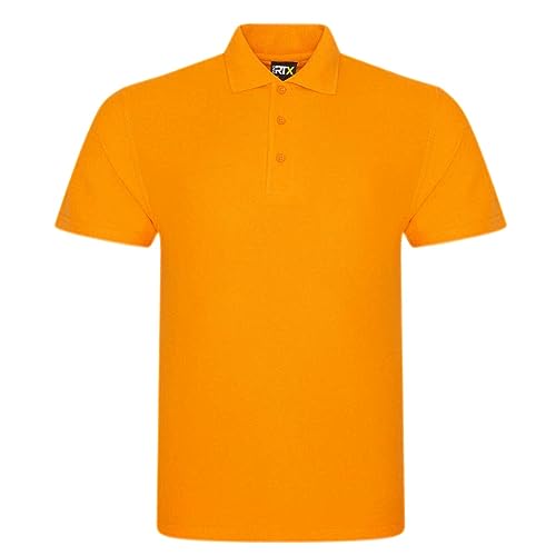PRO RTX - PRO Polo Arbeits-Poloshirt - bis 8XL 'RX101' - Orange/L von PRO RTX