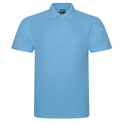 PRO RTX - PRO Polo Arbeits-Poloshirt - bis 8XL 'RX101' - Sky Blue/XXL von PRO RTX