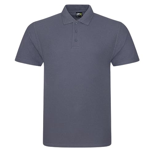 PRO RTX - PRO Polo Arbeits-Poloshirt - bis 8XL 'RX101' - Solid Grey / 7XL von PRO RTX