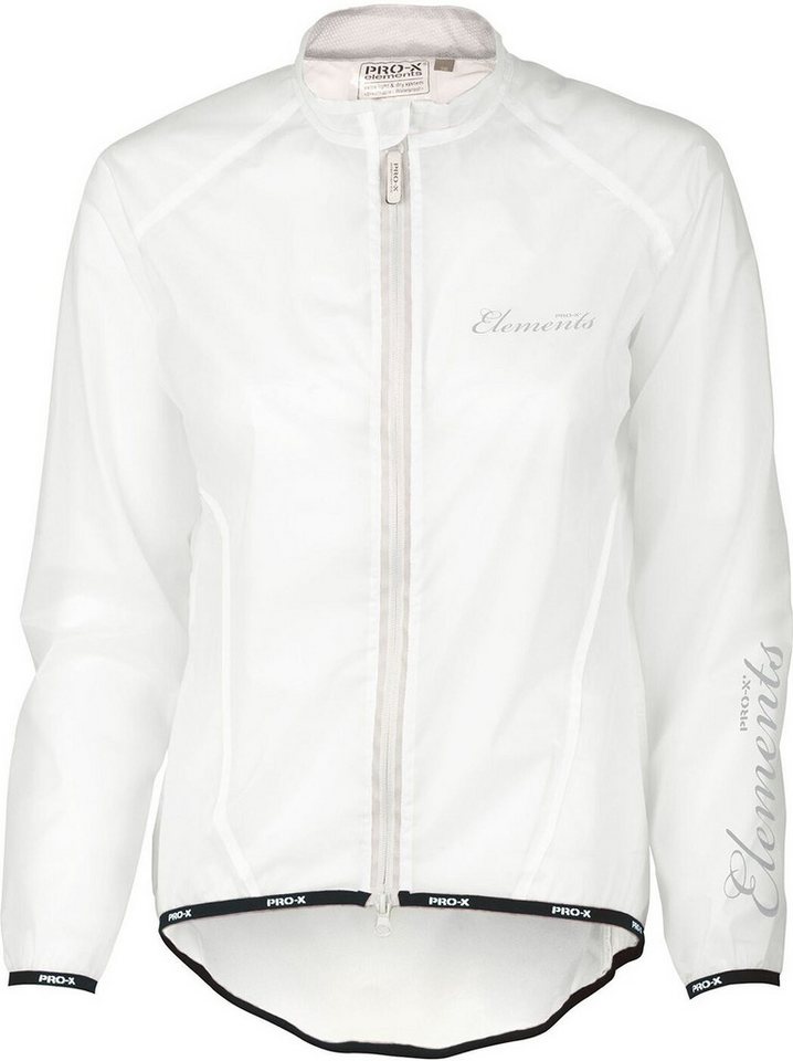 PRO-X ELEMENTS Fahrradjacke XL&D+Visible Protection Damen Funktionsjacke GIULIA TRANSPARENT von PRO-X ELEMENTS