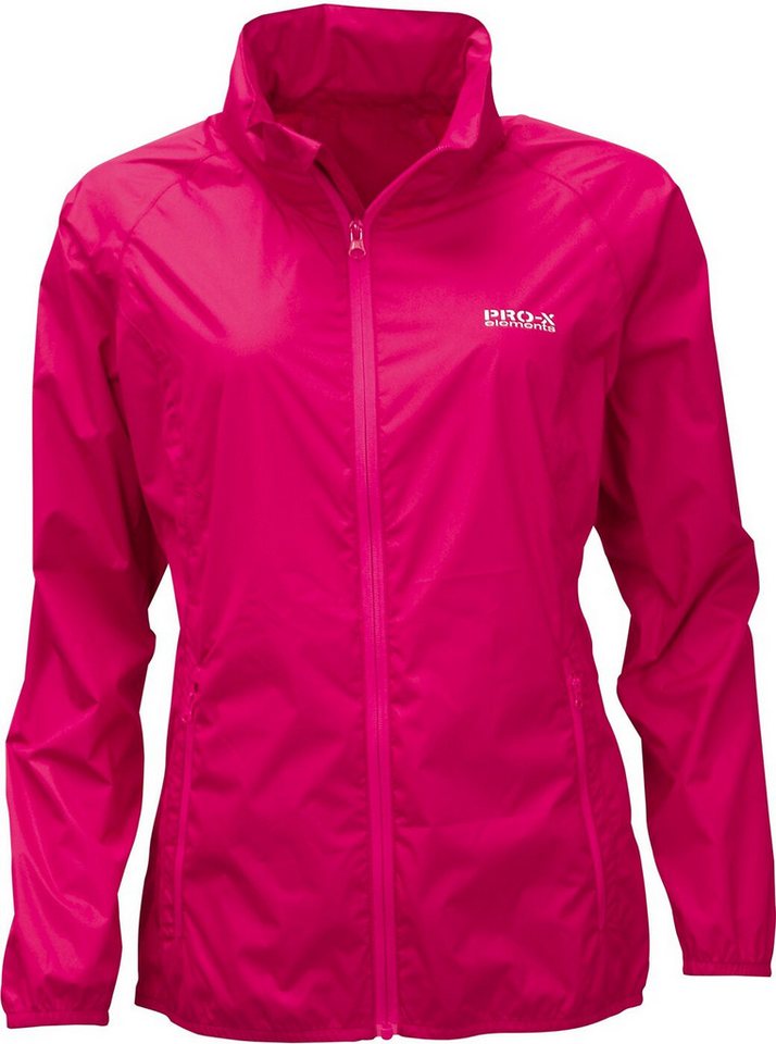 PRO-X ELEMENTS Regenjacke Damen-Regenjacke LADY PACK ABLE - Cherry-Rot von PRO-X ELEMENTS