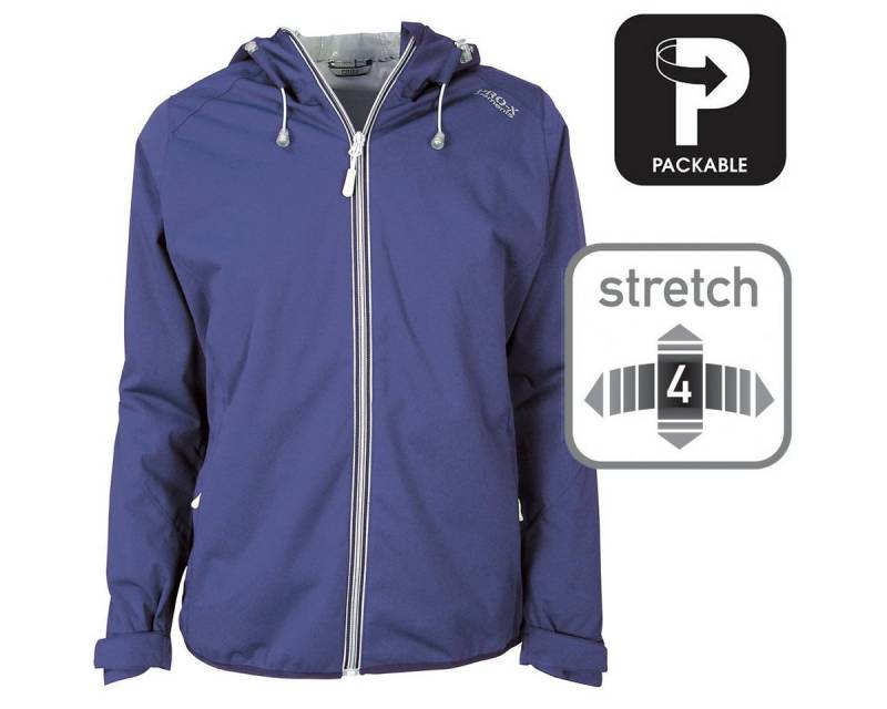 PRO-X ELEMENTS Regenjacke "Pro-X Davina Damen Regenjacke wasserdicht elastisch in großen Größen Damen Regenjacke wasserdicht elastisch mit Stretch in Übergröße von PRO-X ELEMENTS