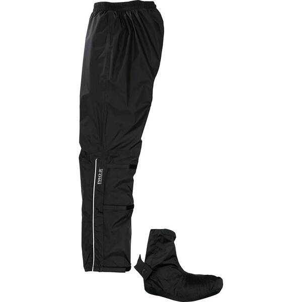 PRO-X ELEMENTS Herren Regenhose XL&D Regen-Überhose LYON m.kurzem RV u.ausfaltb.Schuhschutz von PRO-X Elements