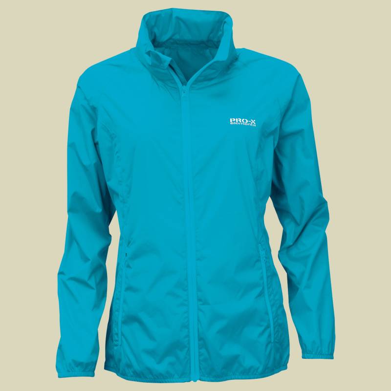 Regenjacke PACKable Women türkis 48 - neon türkis von PRO-X elements GmbH