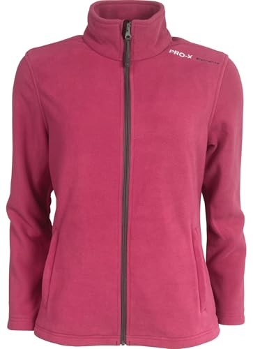 PRO-X elements Damen Fleecejacke Paula, Roséwein, Größe 40 von PRO-X elements