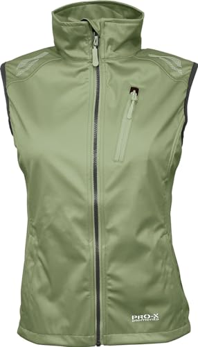 PRO-X elements Damen-Mulitfunktions-Softshellweste HANNA salbei - 42 von PRO-X elements