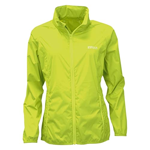 PRO-X elements Damen Packable Bike Jacke, neon gelb, 40 von PRO-X elements