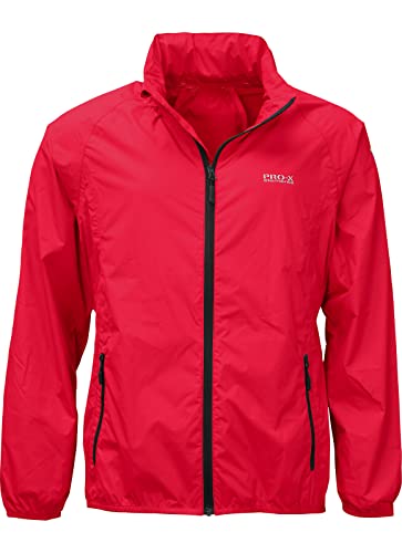 PRO-X elements Herren Packable Bike Jacke, Mars red, XL von PRO-X elements