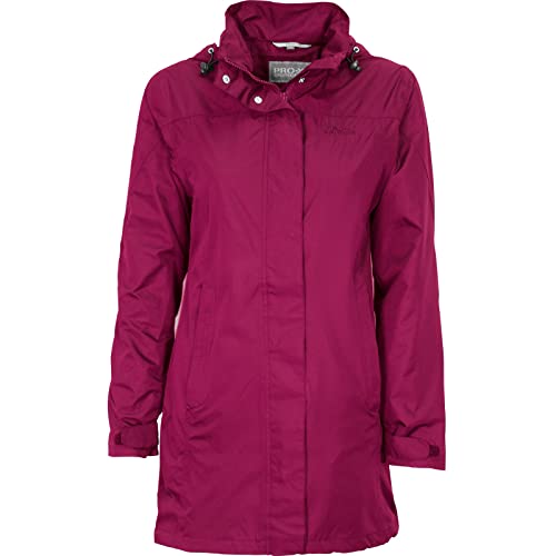 PRO-X elements Jenna Regenmantel Regenjacke Damen, Berry, 56 von PRO-X elements
